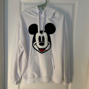 Disney White Mickey Mouse Hoodie
